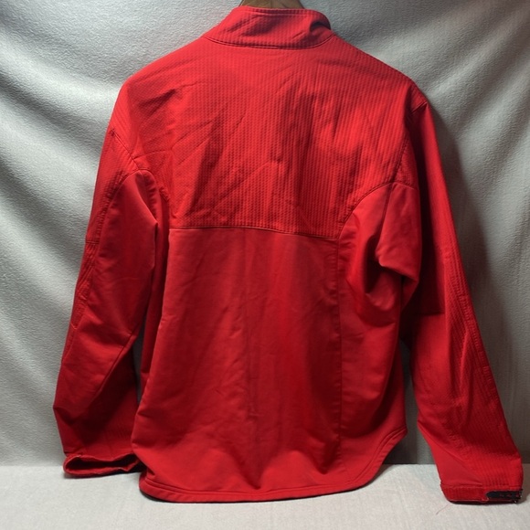 Brooks red full zip lightweight jacket size medium - Picture 2 of 6